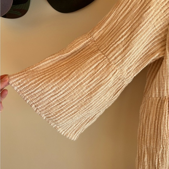 Rylee + Cru Tan Striped Dress - Picture 2 of 9